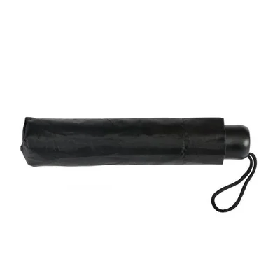 Office 1 Чадър, сгъваем, с пластмасова дръжка, 96 cm, черен