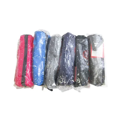 Empire Superstar Umbrella, folding, with cover, polka dots, assorted