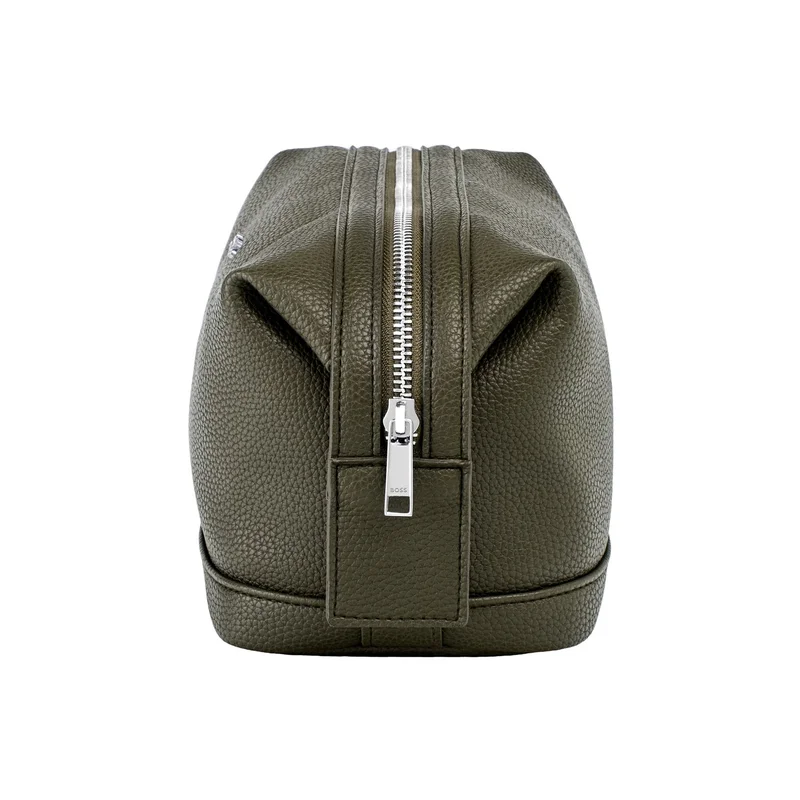 Hugo Boss Козметична чанта Classic Grained, зелена