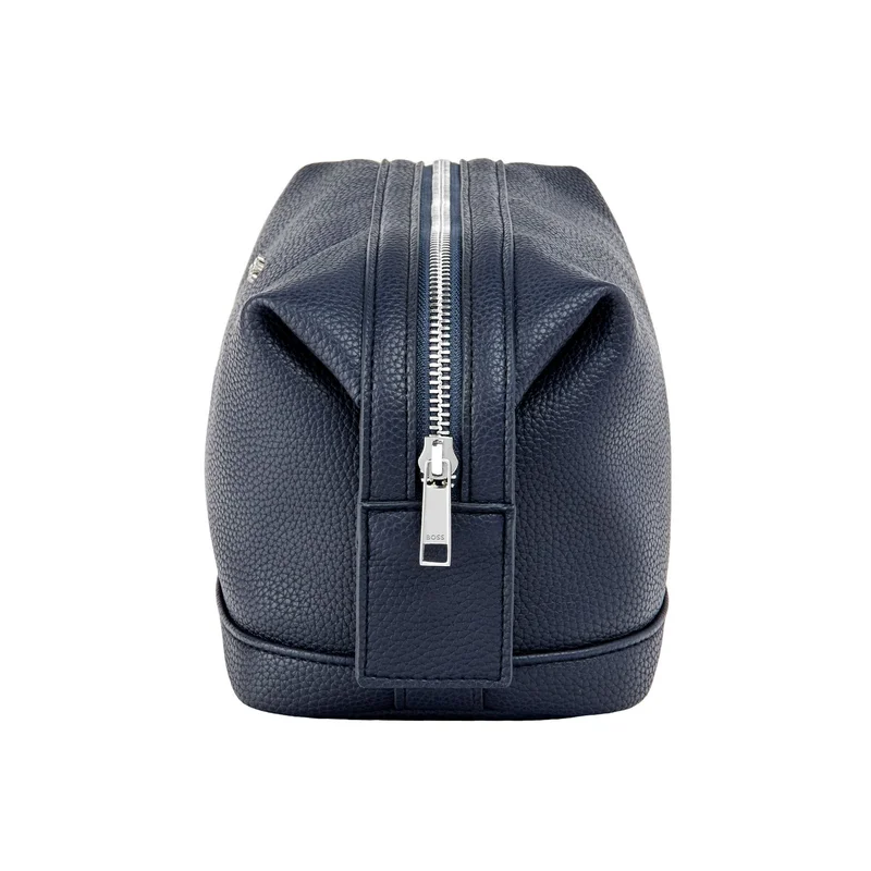 Hugo Boss Козметична чанта Classic Grained, тъмносиня