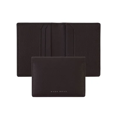 Hugo Boss Card Holder Storyline, dark red