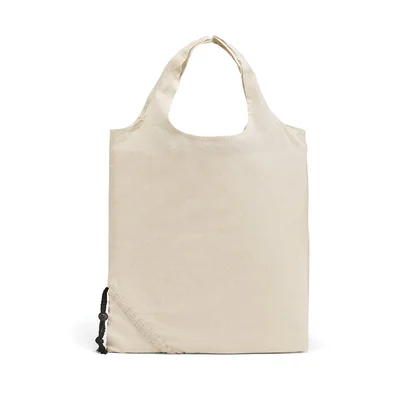 Hi!dea Bag Orleans, foldable, cotton, 37 x 40 cm, natural
