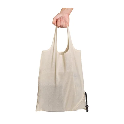 Hi!dea Bag Orleans, foldable, cotton, 37 x 40 cm, natural