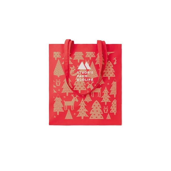 More Than Gifts Shopping Bag Cottonel, 100% cotton, red