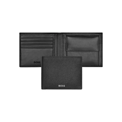 Hugo Boss Wallet Classic Grained, coin compartment, black