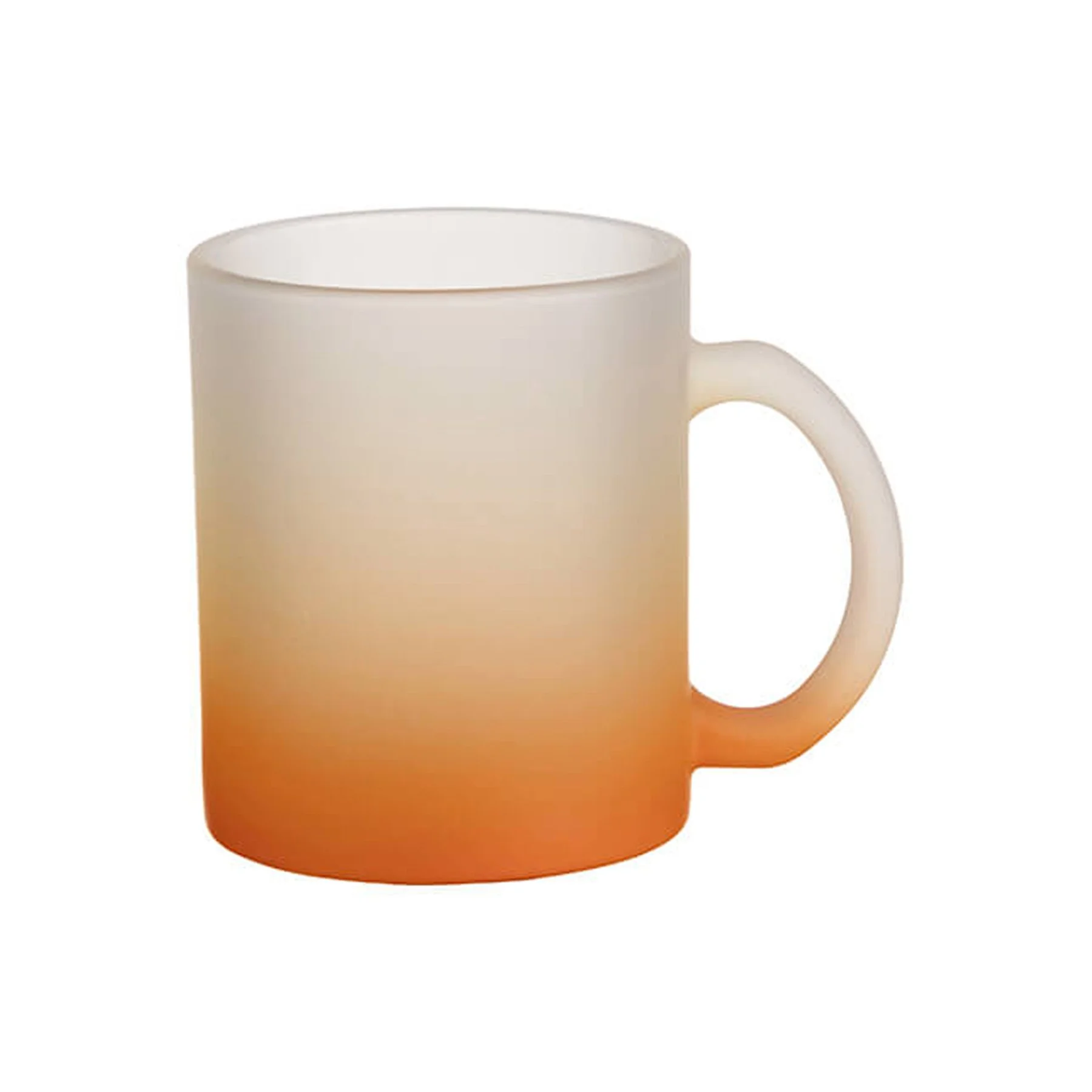 BESTSUB Sublimation Mug Frosted, orange, 330 ml