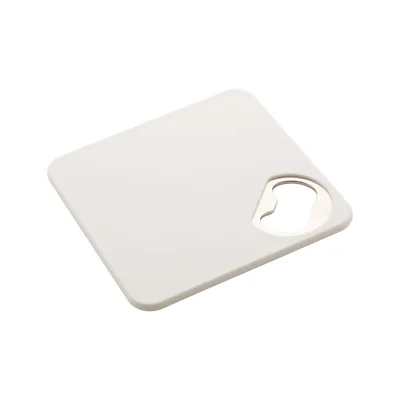 Cool Coaster Hopanatic, with bottle opener, PVC and metal, 82 x 82 mm