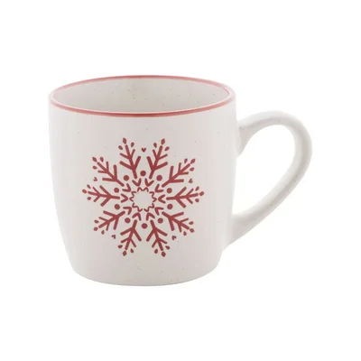 Mug More Than Gifts Snoflinga, snowflakes, ceramic, 320 ml