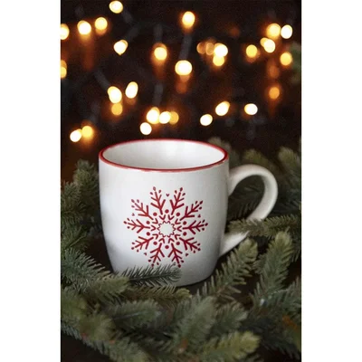 Mug More Than Gifts Snoflinga, snowflakes, ceramic, 320 ml
