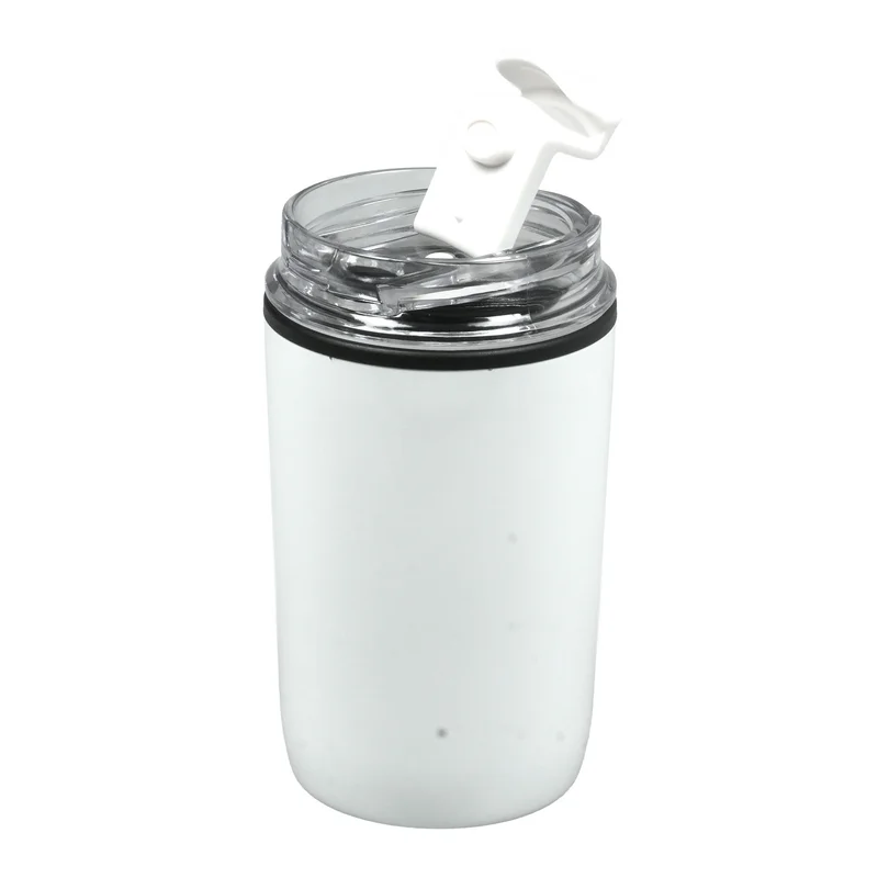 Thermo cup Jansen, stainless steel, double-walled, 300 ml, white