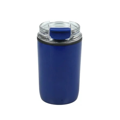 Thermo cup Jansen, stainless steel, double-walled, 300 ml, blue