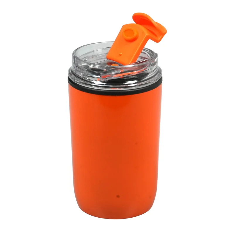 Thermo cup Jansen, stainless steel, double-walled, 300 ml, orange