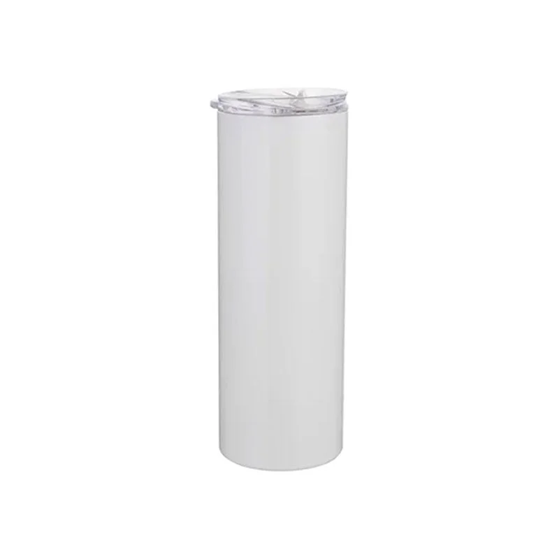 BESTSUB Travel Cup with Straw, 600 ml, white