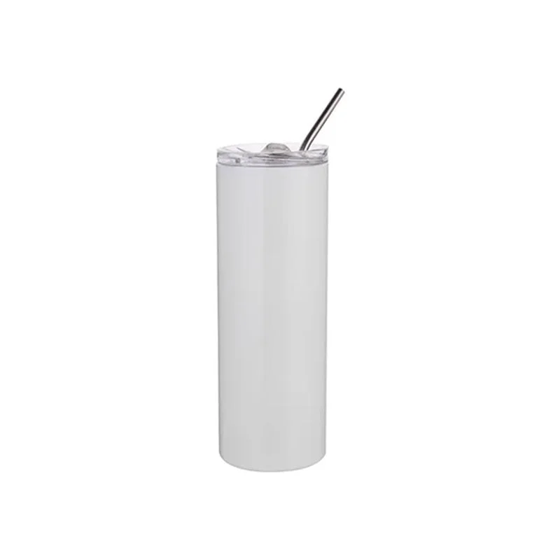 BESTSUB Travel Cup with Straw, 600 ml, white