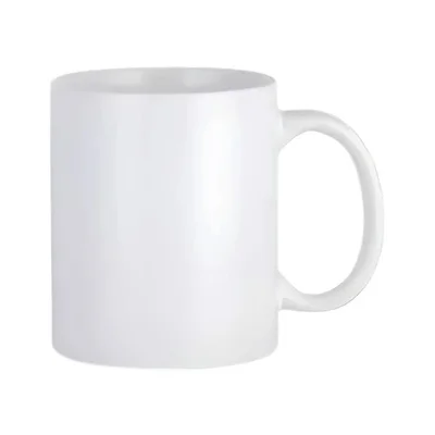 BESTSUB Ceramic Mug with Handle in Box, 330 ml, white