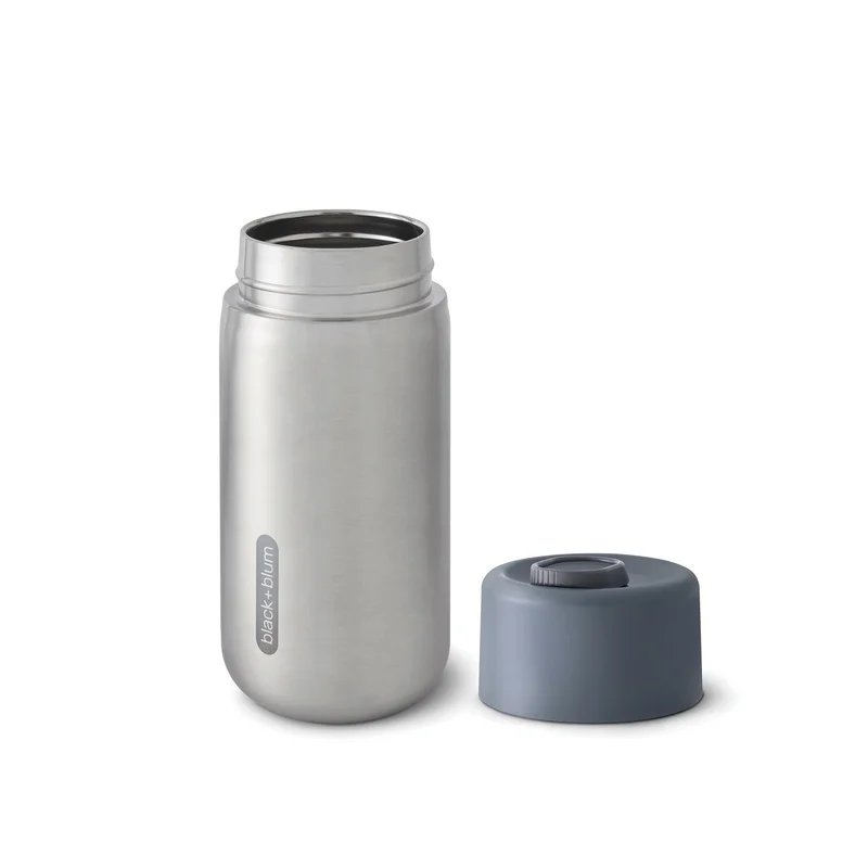 Термочаша Black+Blum, заключваща се, 340 ml, сива