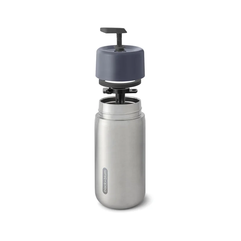 Термочаша Black+Blum, заключваща се, 340 ml, сива
