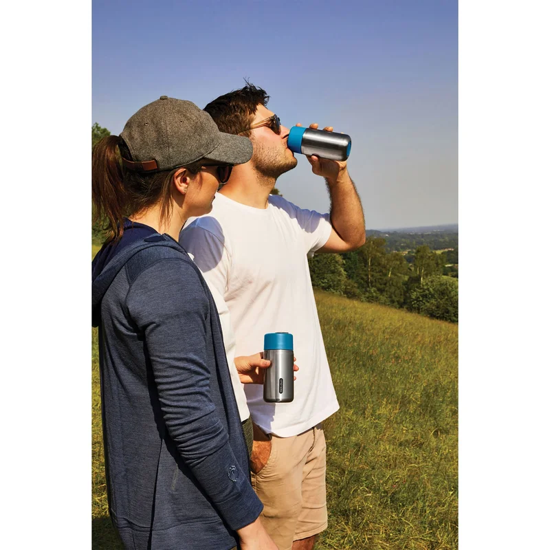 Thermal mug Black+Blum, lockable, 340 ml, turquoise