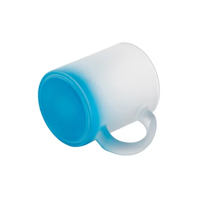 BESTSUB Чаша за сублимация Frosted, светлосиня, 330ml, с печат