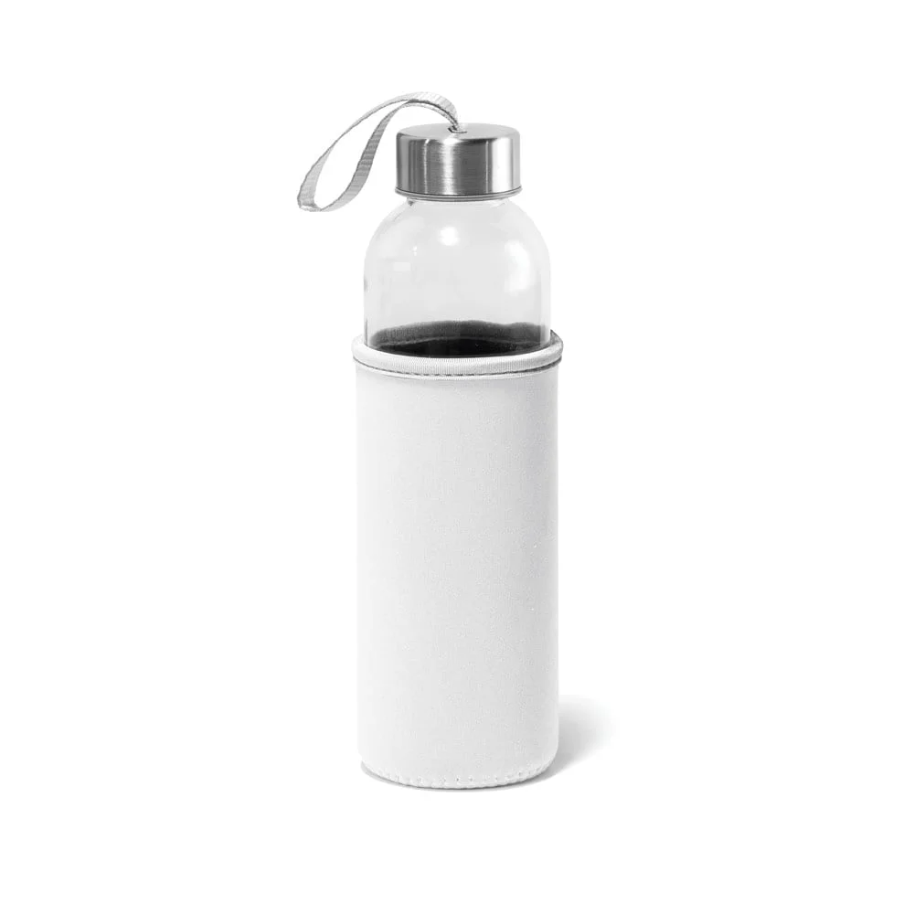 Raise Bottle, glass, with white sleeve, 520 ml