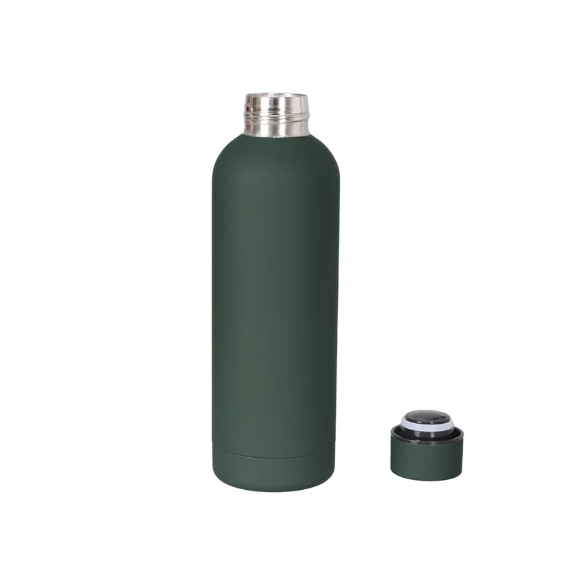Office 1 Бутилка Top, метална, 6.5 х 24 cm, зелена, 500 ml