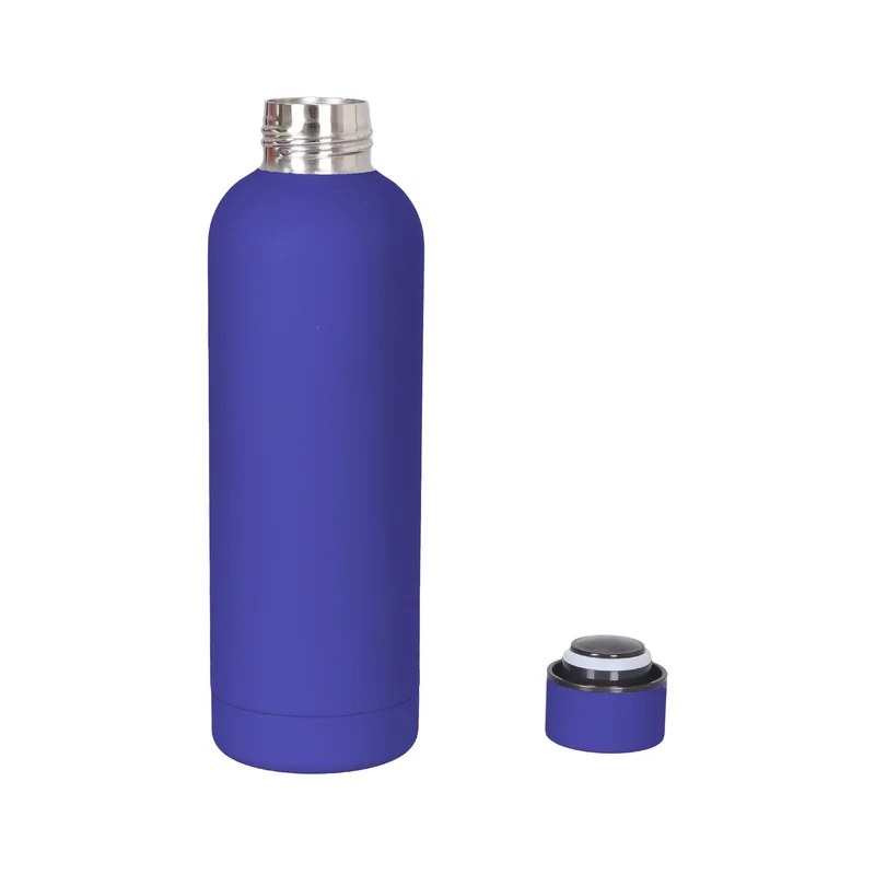 Office 1 Бутилка Top, метална, 6.5 х 24 cm, синя, 500 ml