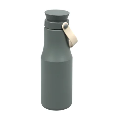 Vintage Bottle, double-walled, stainless steel, 470 ml, grey