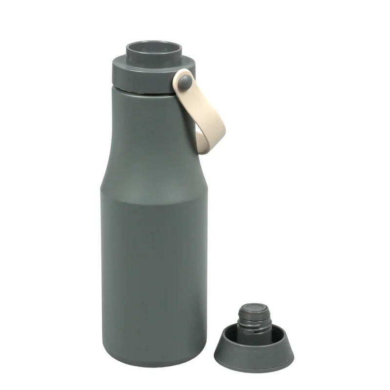 Vintage Bottle, double-walled, stainless steel, 470 ml, grey