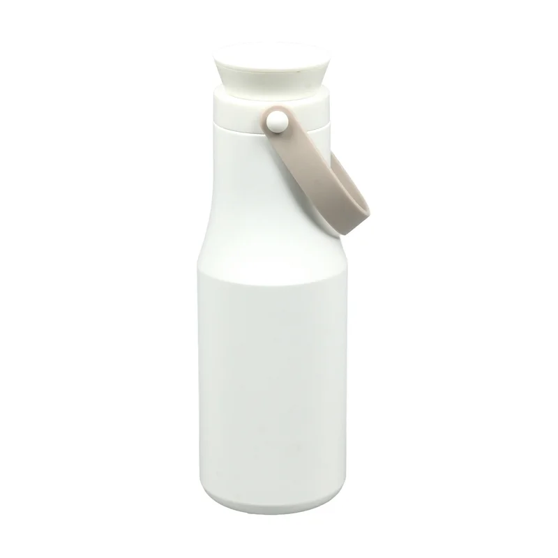 Vintage Bottle, double-walled, stainless steel, 470 ml, white