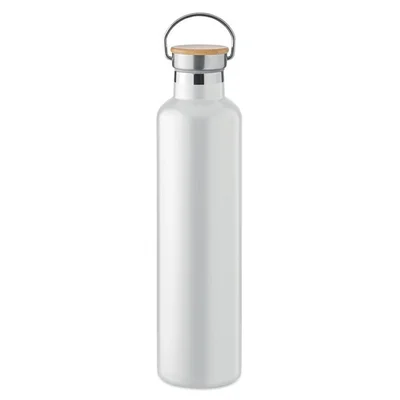 More Than Gifts Термос Helsinki, двустенен вакуум, 1 L, бял
