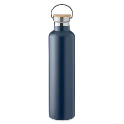 More Than Gifts Helsinki Thermos, double-wall vacuum, 1 L, dark blue