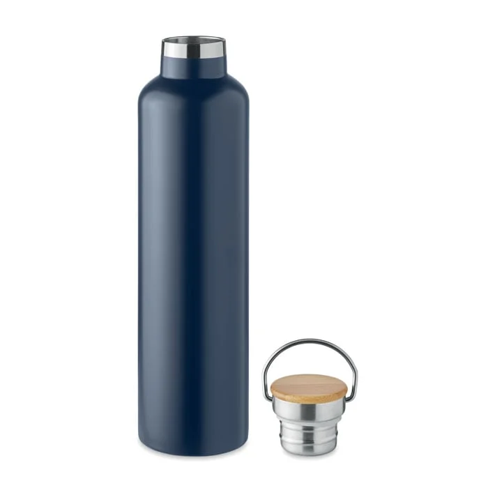 More Than Gifts Helsinki Thermos, double-wall vacuum, 1 L, dark blue