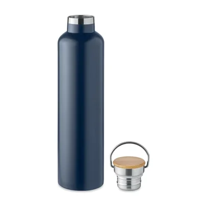 More Than Gifts Helsinki Thermos, double-wall vacuum, 1 L, dark blue