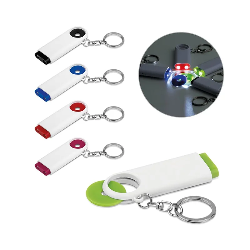 Keychain Token, 7 x 1 x 2.5 cm, black