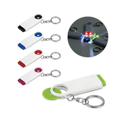 Keychain Token, 7 x 1 x 2.5 cm, red