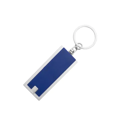 Cool Keychain Industrial, with flashlight, blue