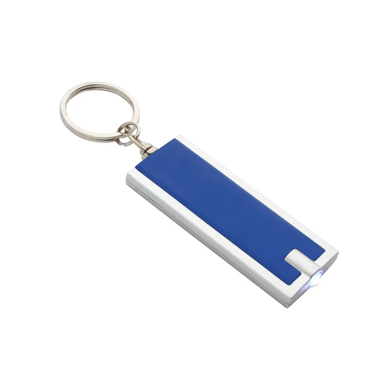 Cool Keychain Industrial, with flashlight, blue