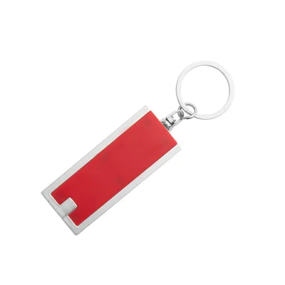 Cool Keychain Industrial, with flashlight, red