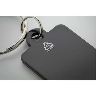 Cool Keychain Ralucart, Aluminium, 69 x 23 x 2 mm, Black