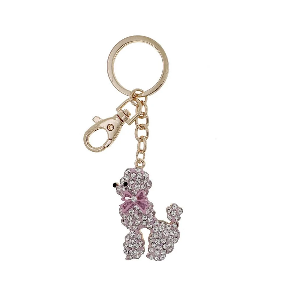 Takk Blind Woman Keychain, poodle