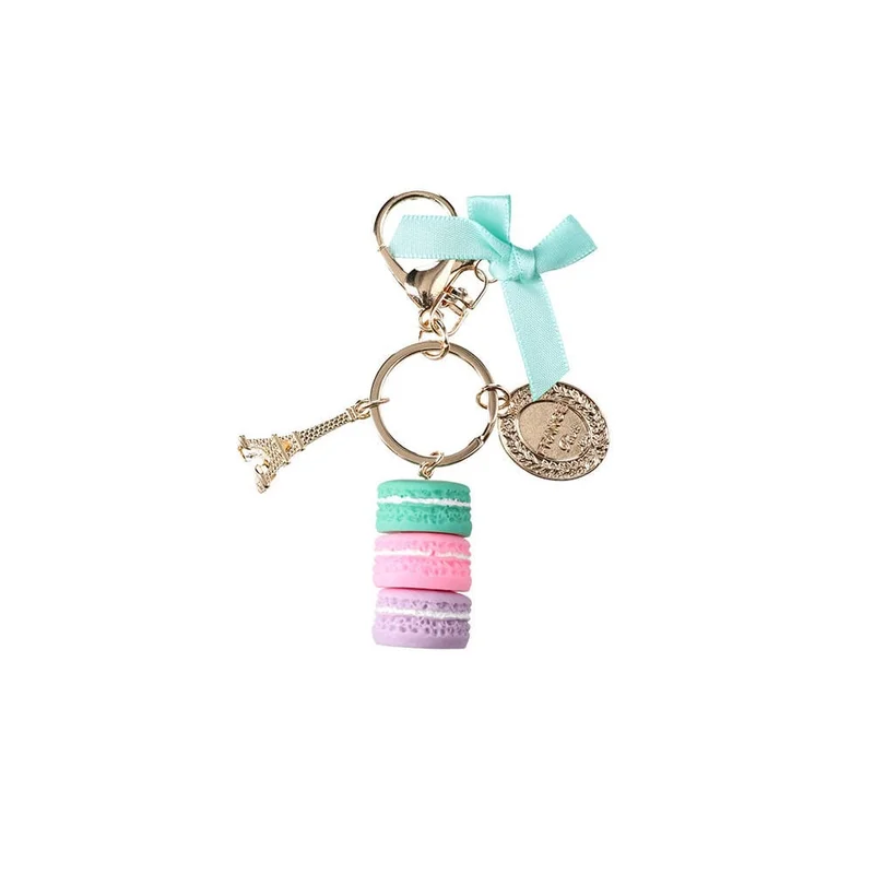 Takk KR40 Keychain, French macarons, assorted, 1 pc