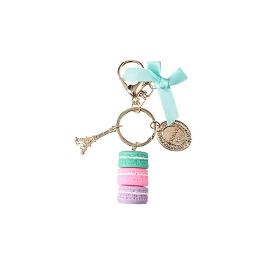 Takk KR40 Keychain, French macarons, assorted, 1 pc