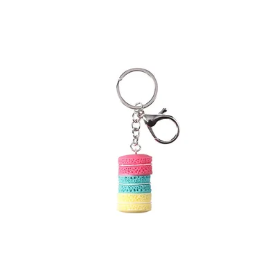 Takk KR40 Keychain, French macarons, assorted, 1 pc