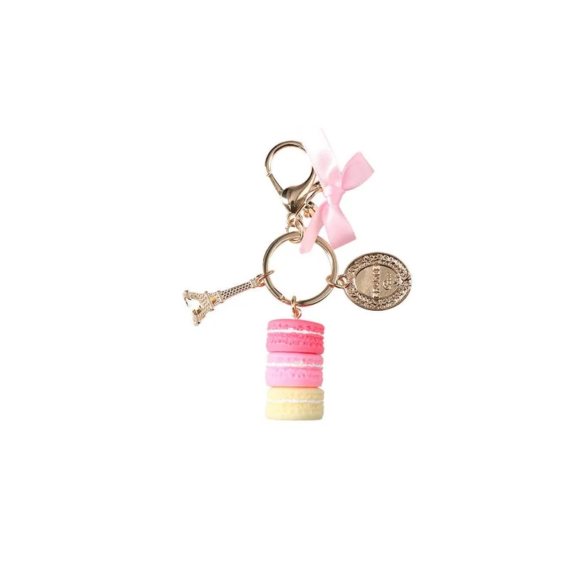 Takk KR40 Keychain, French macarons, assorted, 1 pc