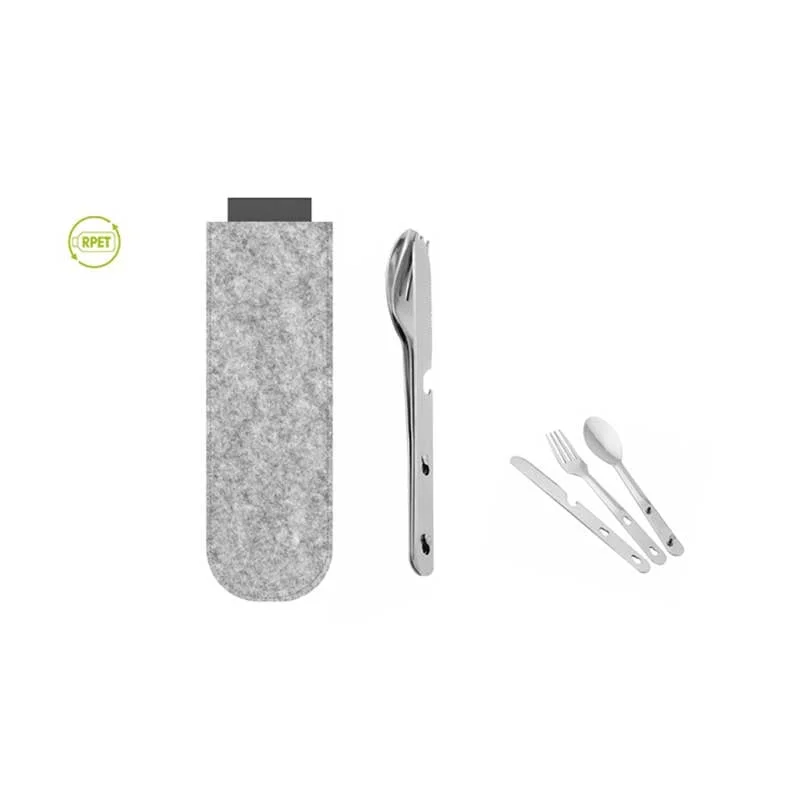 Survival Spoon, Fork and Knife, in case