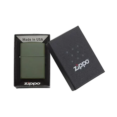 ZIPPO LIGHTER 221 GREEN MATTE