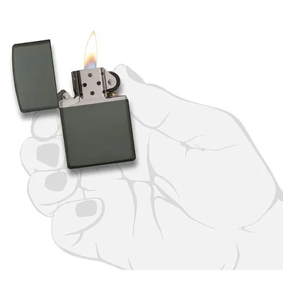 ZIPPO LIGHTER 221 GREEN MATTE