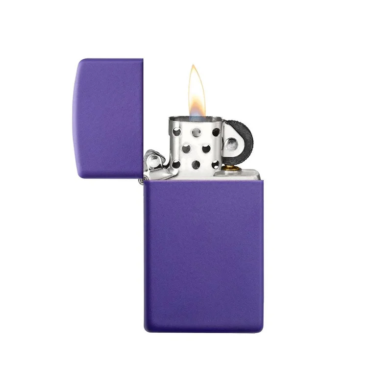 Zippo Lighter 1637 – Slim Purple Matte