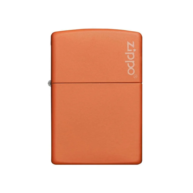 Zippo Lighter 231ZL – Classic Orange Matte Zippo Logo