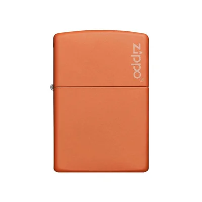 Zippo Lighter 231ZL – Classic Orange Matte Zippo Logo